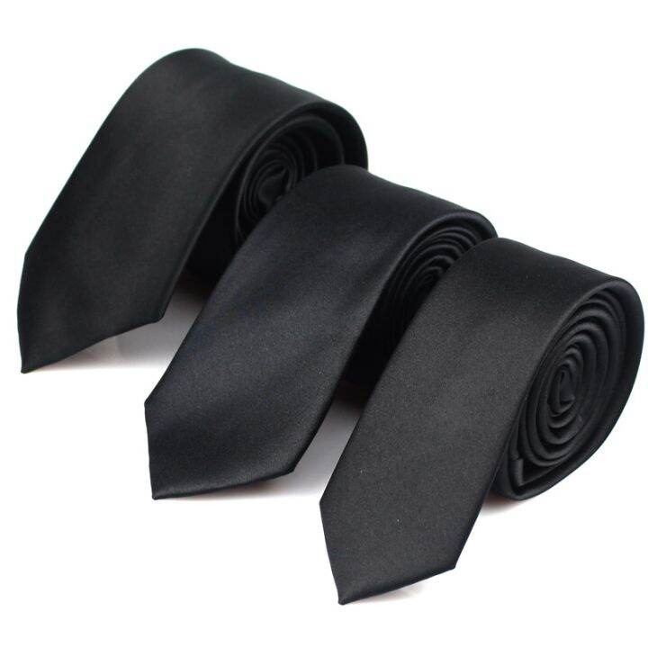 new-classic-black-ties-for-men-silk-mens-neckties-for-wedding-party-business-adult-neck-tie-3-sizes-casual-solid-tie