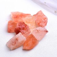 50g/100g Size 10 30mm Natural Orange salt crystal Gravel Specimen Repair Rock Mineral Healing Stone Home decor Reiki aquarium