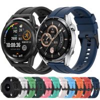 สายสำหรับนาฬิกา Huawei GT3 Band GT 2/2e /Pro/ 3/3Pro /Runner Official กำไลข้อมือซิลิโคน20มม. 22มม. สายรัดข้อมือกีฬาโลโก้