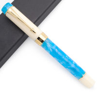 2021 Jinhao Centennial 100 Fountain Pen 18KGP Golden Plated M Nib 0.7mm Acrylic Ink Pen With Arrow Clip