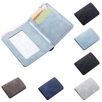 2023 New Style Mini Thin Men Wallet Card Holder Men 39;S Purse Coin Pouch Card Holder Short Vertical Pu Leather Wallet