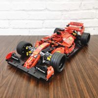 Mork 023005 High-Tech MOC Red F1 Technology Sports Racing Car Model 1099PCS Modular Toys Building Blocks Boy Childrens Day Gift