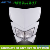 ไฟหน้ารถจักรยานยนต์ Fairing สำหรับ Kawasaki KMX KX KLX KLR KLE ZZR KDX 110 125 140 250 300 450 650 WR Street Bike Motocross