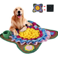 Pet Dog Snuffle Mat Colorful Nose Smell Training Sniffing Pad Dog Puzzle Toys Slow Feeding Mats Food Dispenser Carpet