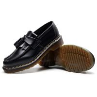 Dr.Martens Leather Men and Women Casual Loafers Unisex Slip On Tassel Leather Loafers 35-45