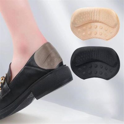 2pcs Shoe Heel Sticker Insoles Sports Shoes Adjust Size Heel Liner Grips Protector Sticker Pain Relief Patch Foot Back Sticker Shoes Accessories