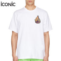 iCONiC WHITE ANUBIS T-SHIRT #4532 เสื้อยืด สีขาว ปักฟองน้ำ เทพ สุนัขอานูบิส 3 มิติ นุ่มนิ่ม เสื้อยืดผู้หญิง เสื้อยืดแฟชั่น เสื้อยืดปักลาย เสื้อผ้าผญ