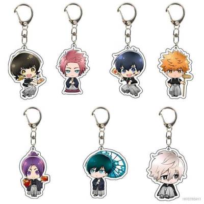 YT Blue Lock Keychain Anime Keyring Acrylic Cute Bag Pendant Cartoon Yoichi Bachira Key Chain Gifts TY