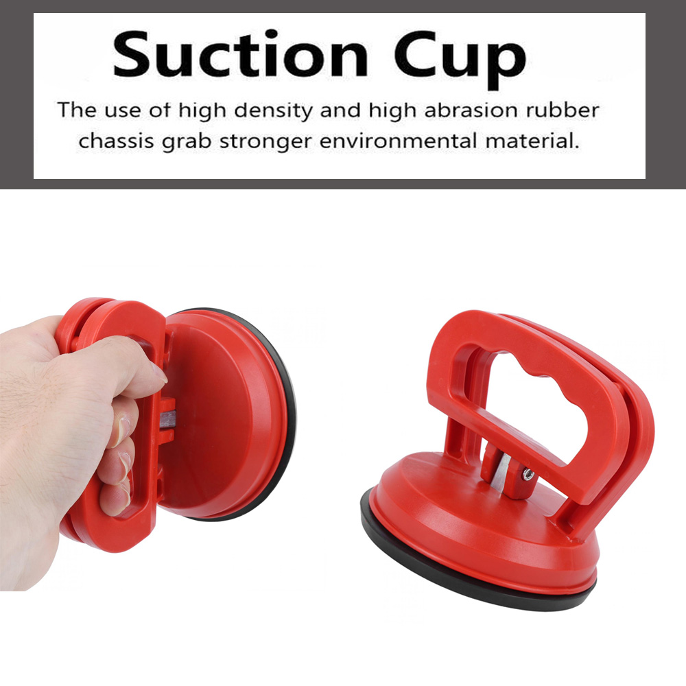 Rubber Glass Suction Cup Floor Tile Sucker Handle Puller Lifter Dents Remover MA 