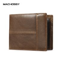 ZZOOI High Quality Mens Wallet Genuine Leather Wallets Men Splice Zipper Money Bag with Coin Pocket Male Purse Cards photo Holder