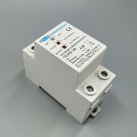 40A 230V DIN Rail 3 LED Otomatis Terhubung Kembali Tegangan Dan Di Bawah Tegangan Perangkat Pelindung Pelindung Pelindung