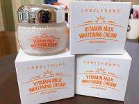 [พร้อมส่ง/ของแท้] LABEL YOUNG Vitamin Milk Whitening Cream 55g. ครีมหน้าสด (Beauty Best Deals.)