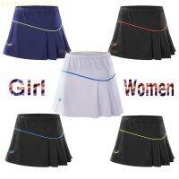 Womens Tennis Skorts skirt,Girls sport Skirts with Safety Shorts,female Running Tennis Skirts,half-length badminton sport skirt