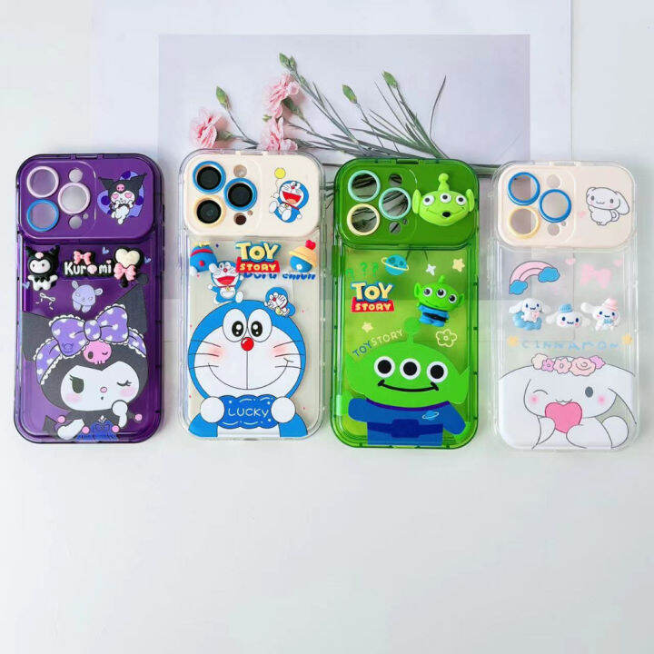 เคสนิ่ม-สกรีนลายการตูน-มีกระจก-ขาตั้งได้ค่ะ-สำหรับรุ่น-i7-i8-se2020-i7p-i8p-xr-i11-vivo-y20-y12a-y12s-y11-y12-y15-y17