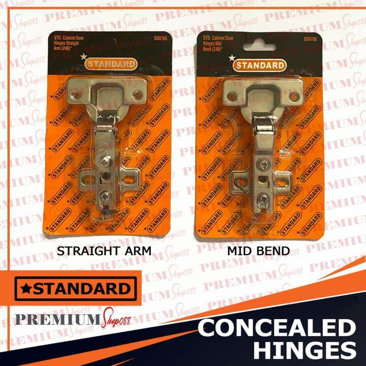 Standard Concealed Hinges Regular for Full Half Overlap Inset