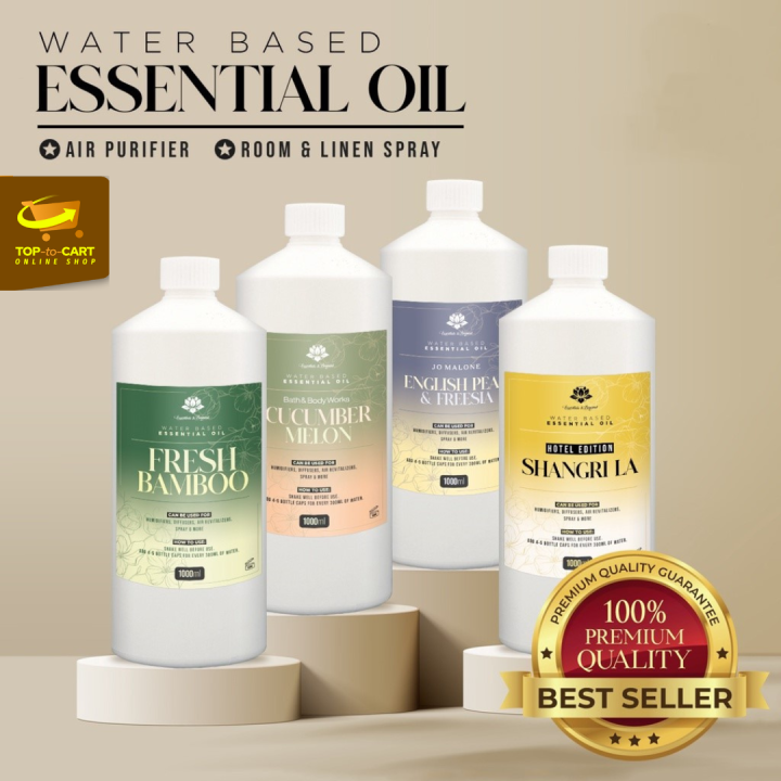 Water Based Essential Oil for Humidifier, Air Freshener, Ironing Spray