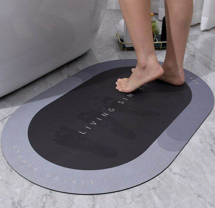 Soft Bath Mat Aesthetic Absorb Water Bath Carpet mz Lazada Indonesia