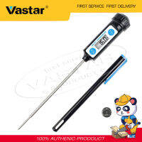 Vastar อิเล็กทรอนิกส์ดิจิตอลเครื่องวัดอุณหภูมิอาหารสำหรับเค้กขนมทอดบาร์บีคิวอาหารเนื้อสัตว์อุณหภูมิเครื่องวัดอุณหภูมิที่ใช้ในครัวเรือนที่มียาว P Robe