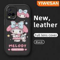 YIWESAN เคสสำหรับ Vivo Y21นุ่มหนัง2021 Y21s Y21e Y21a Y33t Y33s T1x 4G เคสลายการ์ตูนน่ารักบางๆเคสโทรศัพท์มีลายดีไซน์ใหม่กล้องฝาปิดด้านหลังเลนส์เต็มรูปแบบเคสกันกระแทก