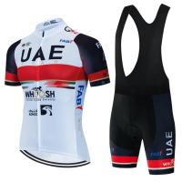 ขี่จักรยาน Mtb ชุดผู้ชายชุด Jersey UAE เสื้อผ้า2023ฤดูร้อน Man Pro ทีม Bib กางเกงเจลจักรยาน Jerseys เสื้อผ้ากางเกงขาสั้น