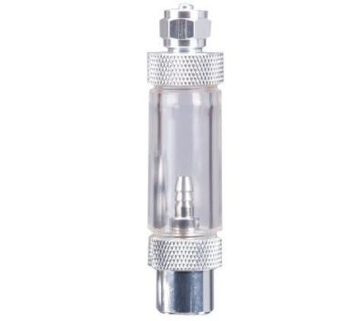 เครื่องนับฟองและเช็ควาล์ว แบบต่อสายกับสายคาร์บอน 2 in 1- Metal Bubble Counter &amp; Check Valve