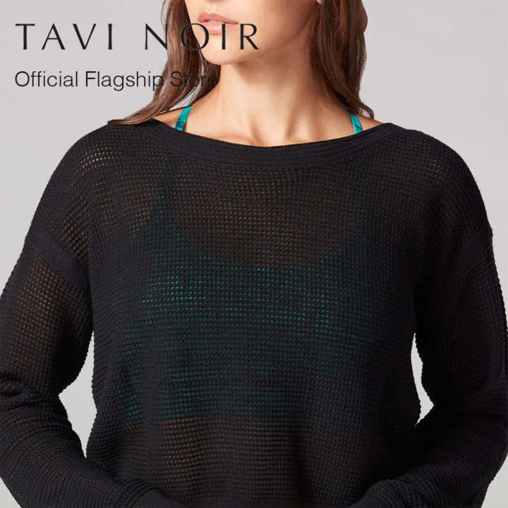 tavi-noir-แทวี-นัวร์-coast-sweater-เสื้อออกกำลังกาย-รุ่น-coast-sweater