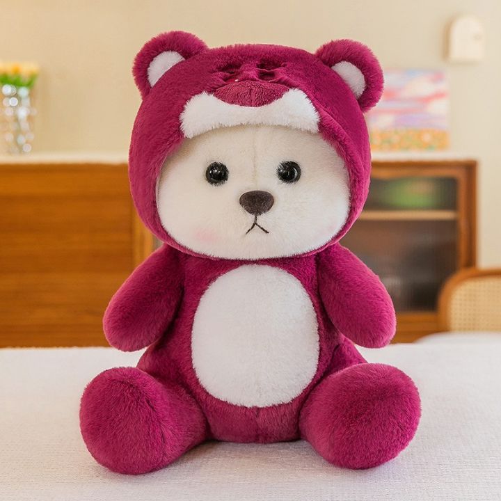 Gấu Bông Lena Đội Mũ Lotso Đáng Yêu