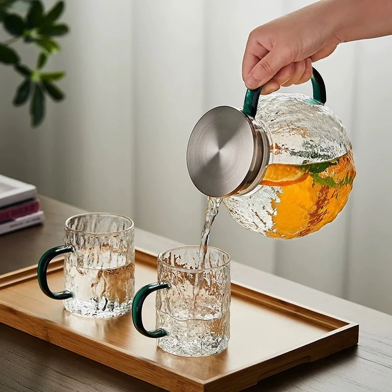 Glass Boiling Tea Kettlehome Use Electric Pottery Stove Tea Boilerhigh  Capacity High Temperature Boiling Kettleglass Kettle Set 