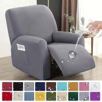 ❧ 4 pieces Waterproof Recliner Sofa Cover for Living Room Elastic Reclining Chair Cover Protection Lazy Boy Relax Armchair Cover