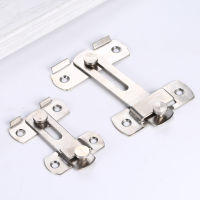 Cabinet Fitting Latch Ho Anti-theft Door Lock Sliding Stainless Steel For Window Household Safety Hardware Hasp 90 Degree