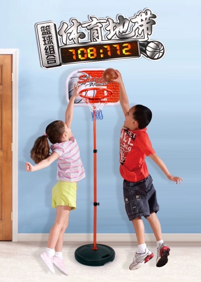 Bộ đồ chơi bóng rổ điều chỉnh được chiều cao rèn luyện kỹ năng cho bé - ảnh sản phẩm 7
