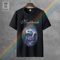 เสื้อยืด2022ใหม่ Nightwish เสื้อยืดครั้งเดียวสีดำเพิ่มขนาด4XL 5XL 6XL