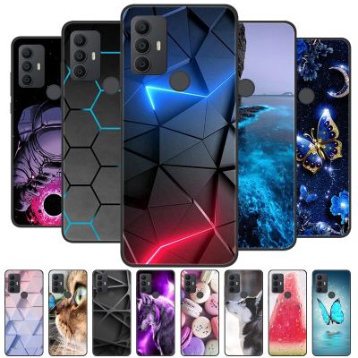 【CC】 30 305 Silicone Soft Fashion Cover for 30SE 306 6165A Funda TCL30SE 6.52 inch