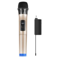 PULUZ UHF Wireless Dynamic Microphone &amp;LED Display Handheld Microphone Recording Karaoke for Stage Church Party School