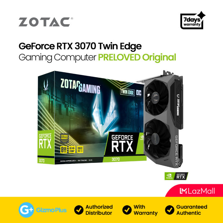 ZOTAC GAMING GeForce RTX 3070 Twin Edge Gaming Computer / PC