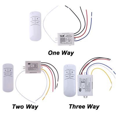 1/2/3 Ways ON/OFF AC 180-240V Wireless Remote Control Switch Receiver Transmitter Smart Home Controller Switch For Light Bulb