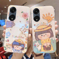 เคส สำหรับ OPPO A98 A78 เคสซิลิโคนนิ่มประดับพลอยเทียมป้องกันการการป้องกันการกระแทกกันแสงสีฟ้าสำหรับเด็กผู้หญิงกรอบด้านหลัง OPPO A98 A78