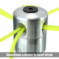 Aluminum Grass Trimmer Head With 4 Lines Brush Head Lawn Mower Accessories Cutting Line Head for Strimmer Replacement