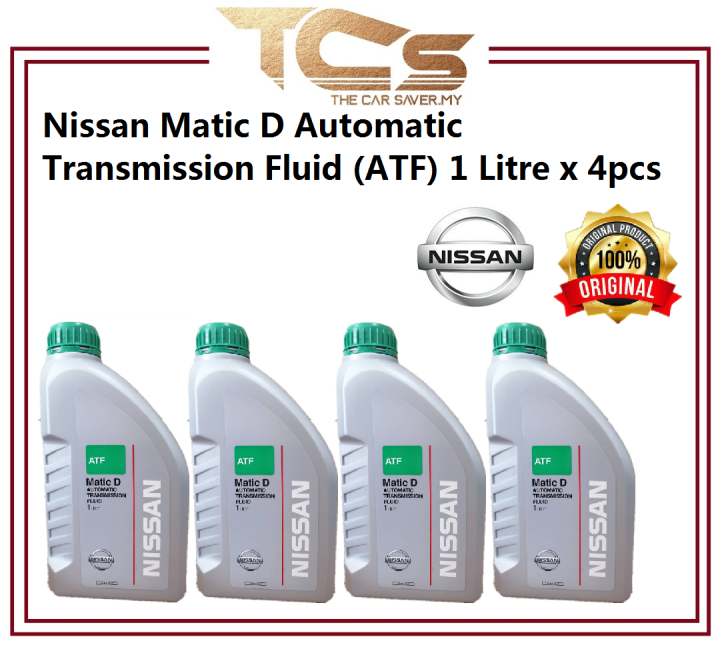 Nissan Matic D Automatic Transmission Fluid (ATF) 1 Litre x 4pcs | Lazada