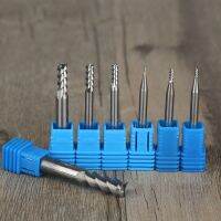 【CW】 2pc 1/8 quot; 3.175 4 6 8 10mm 3 Three 3f Flute Router Endmill Bit milling tool Metal Aluminum