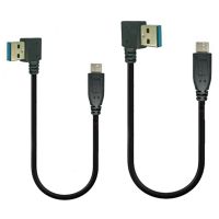 Kabel Data Tipe C Siku Jantan USB 90 Derajat Sudut Kanan LETV 2 Ponsel เหมาะสำหรับ Huawei P9กลอรี8เหมาะสำหรับ Xiaomi 6 Kabel Pengisi Daya