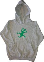 TeeTreeDesigns Lizard Grey Kids Hoodie