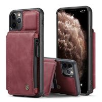 ☃ Mobile phone protective case leather case wallet mobile phone holder mobile phone case for iPhone 11 12 Pro X Xs Max 7 8 plus SE