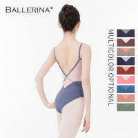 Ballerina Ballet Leotard Back cross Women Girl Gymnastics mesh Sling Leotard Bodysuit aerialist Dance Clothes 5583