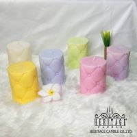 เทียนหอม Scendle Candle เทียนหอมน่ารัก เทียนหอมสีพาสเทล ขนาด 7.5 x 10 CM.