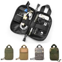 Tas Taktis Nilon 600D Tas Pinggang Militer Luar Ruangan Molle Kantong Ponsel Sabuk Tas Pinggang Tas Peralberburu EDC Dompet Gadget