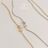 She with Cheewa | silver925 | silky necklace สร้อยคอเงินแท้ มินิมอล เส้นจิ๋วว น่ารัก แมชง่าย แมชกับสร้อยเส้นอื่นเป็นเลเยอร์ได้เลยค่ะ