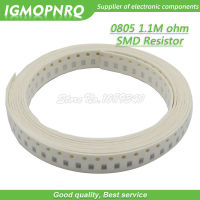 300pcs 0805ตัวต้านทาน SMD 1.1M OHM CHIP RESISTOR 18W 1.1M 1M1 ohms 0805-1. 1เมตรค่ะ