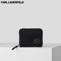 KARL LAGERFELD - K/AUTOGRAPH SOFT SMALL NYLON WALLET 231W3215 กระเป๋าสตางค์