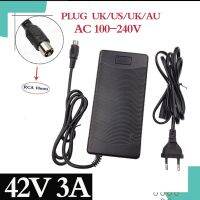 【✨】 FairBay เครื่องชาร์จลิเธียมสำหรับจักรยาน3A 42V ขั้วต่อปลั๊ก RCA ลิเธียม36V 42V3A